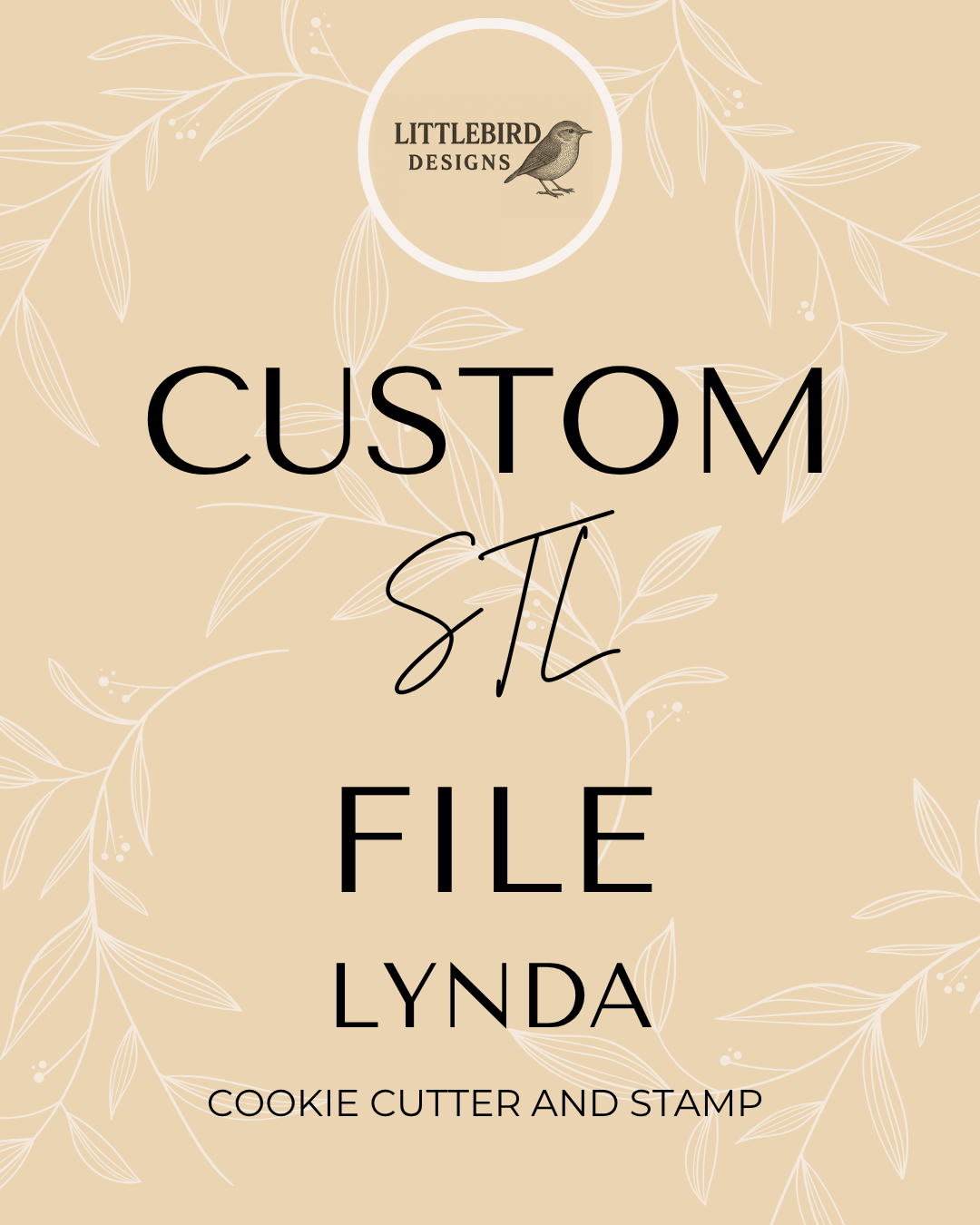 Lynda custom - Cookie Cutter & Stamp