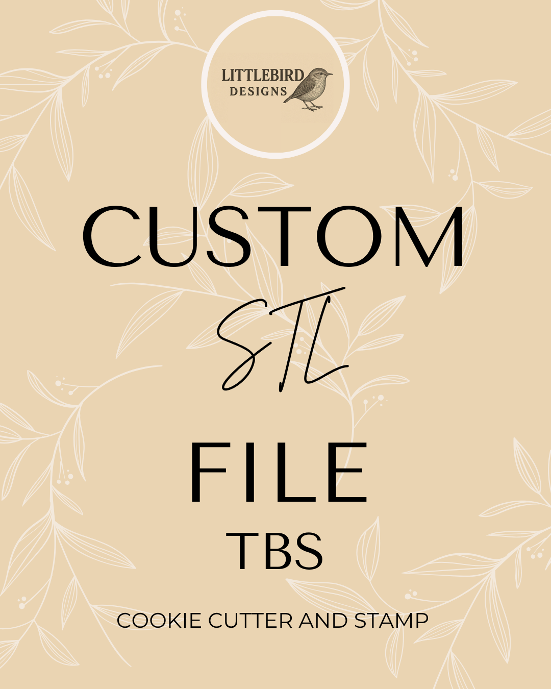 TBS custom - Cookie Cutter & Stamp