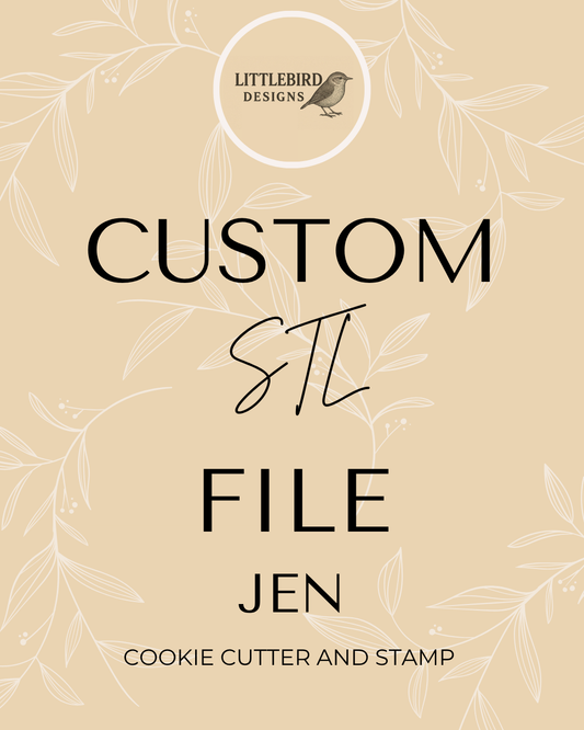 Jen Custom - Cookie Cutter & Stamp