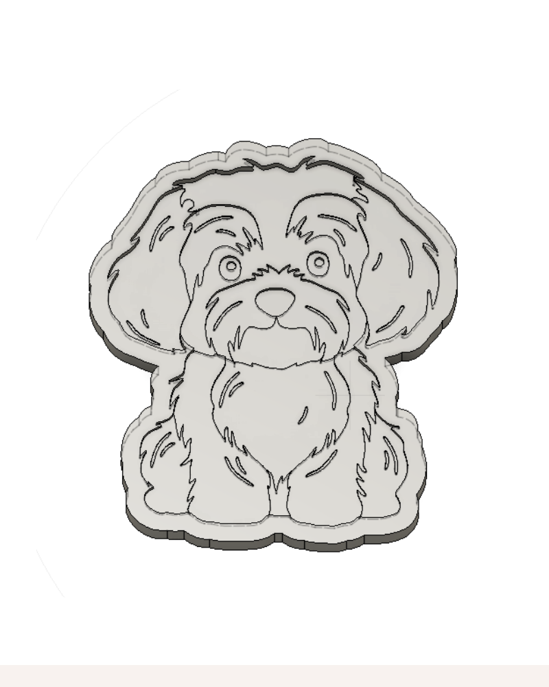 Maltese cookie cutter and stamp