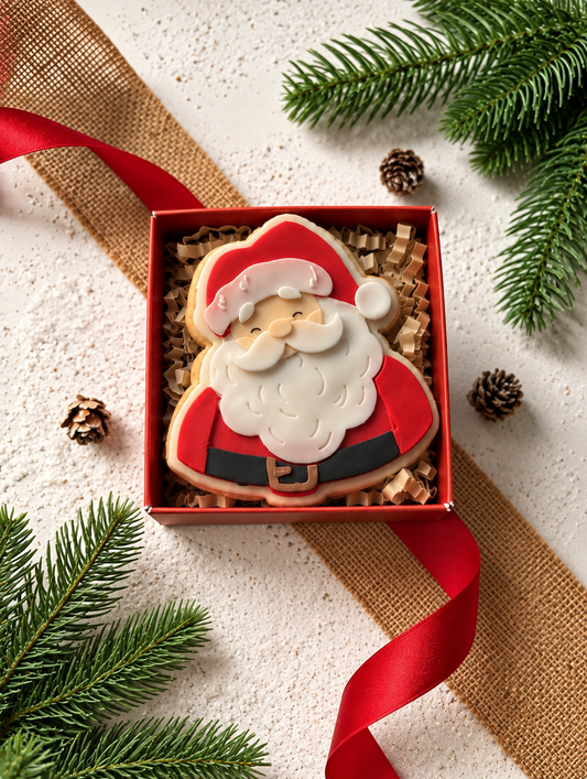PRE ORDER -Santa Single biscuit box