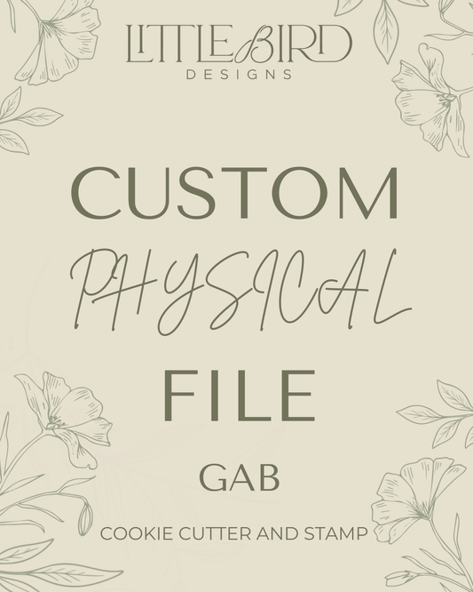 Gab custom - Cookie Cutter & Stamp