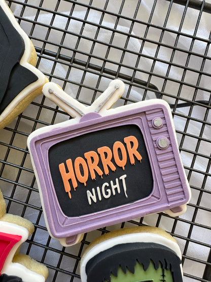 Horror Night Tv - Cookie Cutter & Stamp