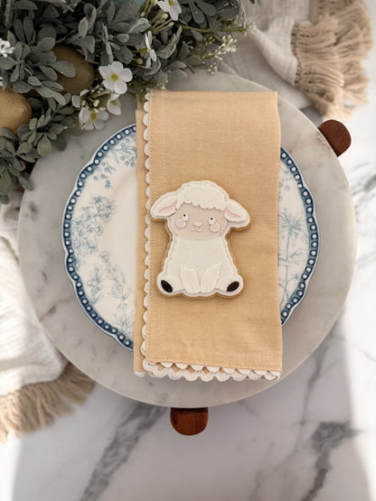 Sitting Lamb - Cookie Cutter & Stamp