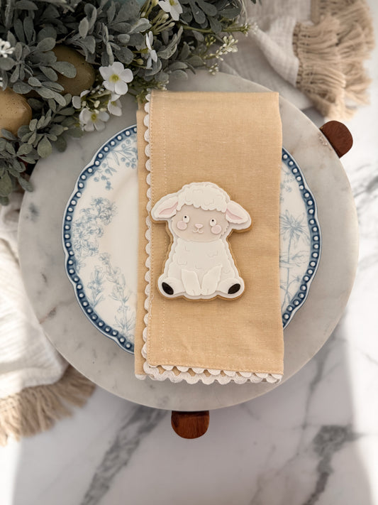 Sitting Lamb - Cookie Cutter & Stamp