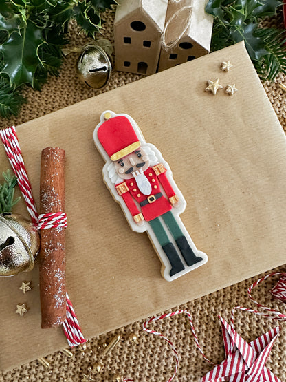 Nutcracker cookie cutter and stamp