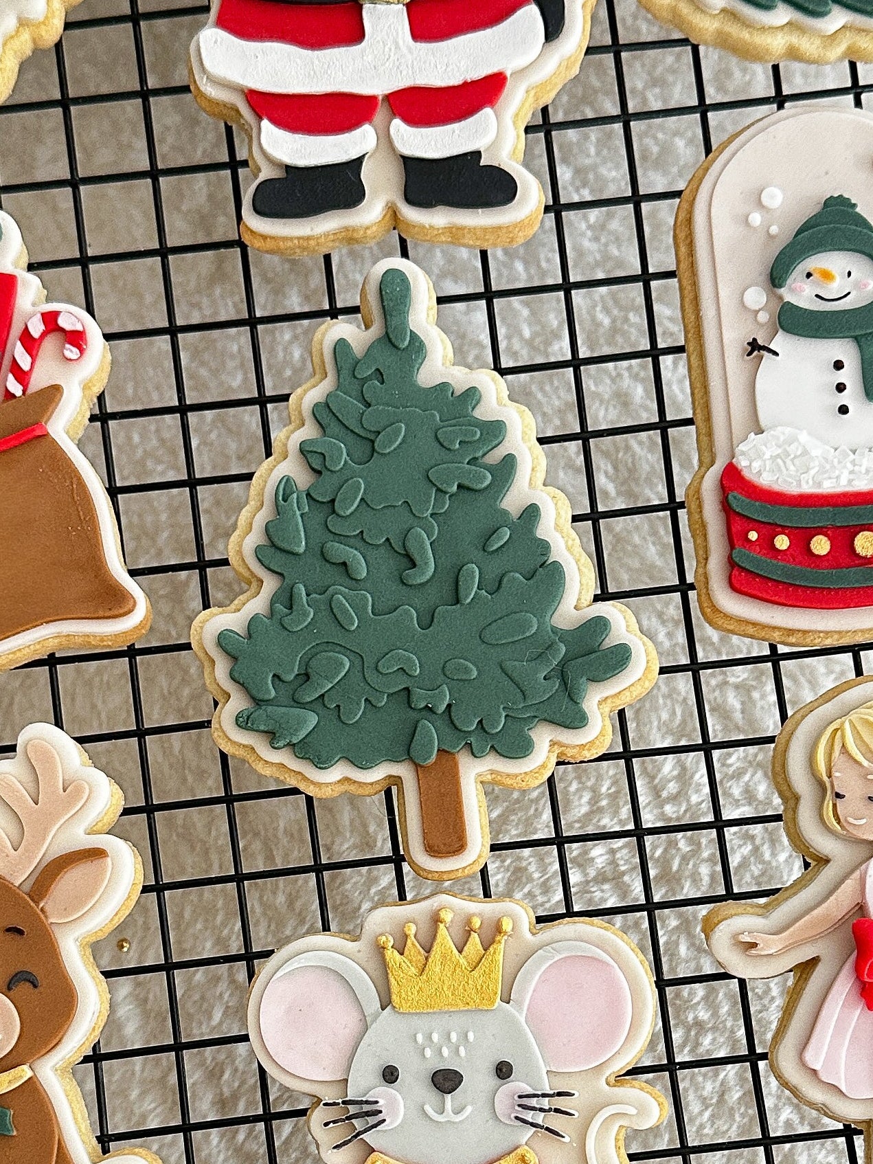 Pine Tree  cookie cutter and stamp