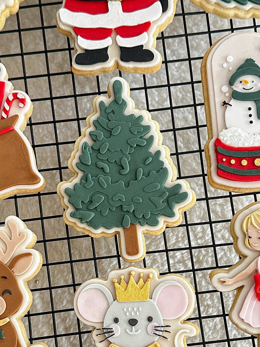 Pine Tree  cookie cutter and stamp