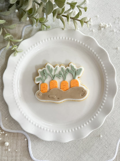 Carrots in mud - Cookie Cutter & Stamp
