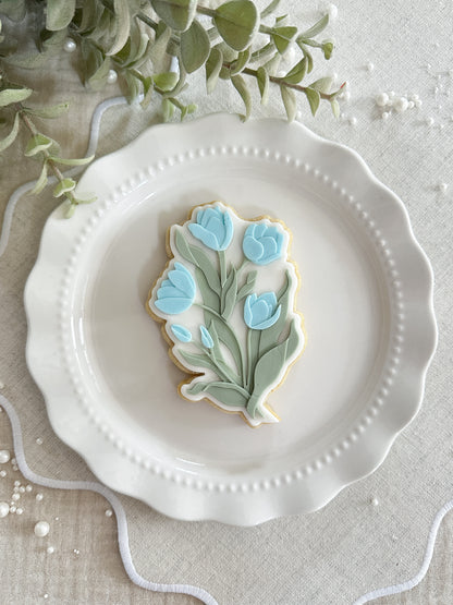 Tulips - Cookie Cutter & Stamp