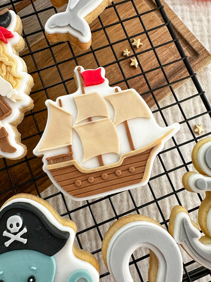 Pirate Ship Cookie Cutter & Stamp