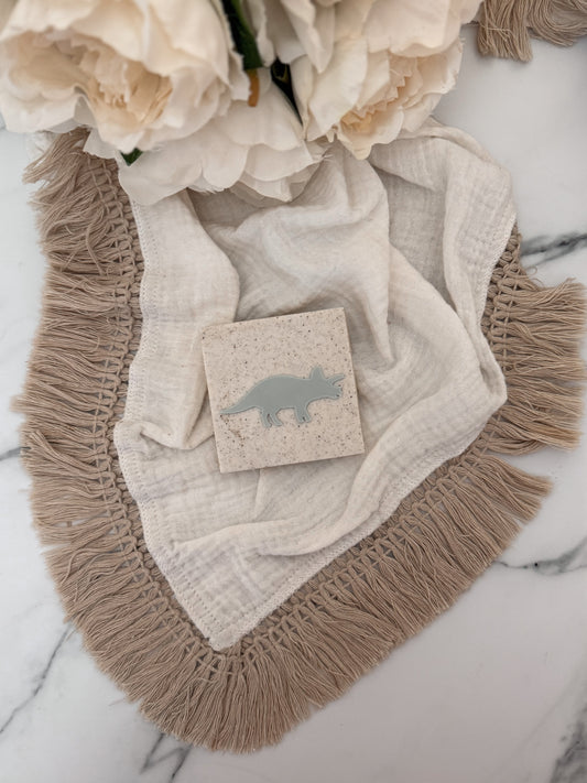 Triceratops Plate Cookie Cutter & Stamp