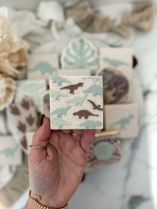 Dinosaur pattern Plate Cookie Cutter & Stamp