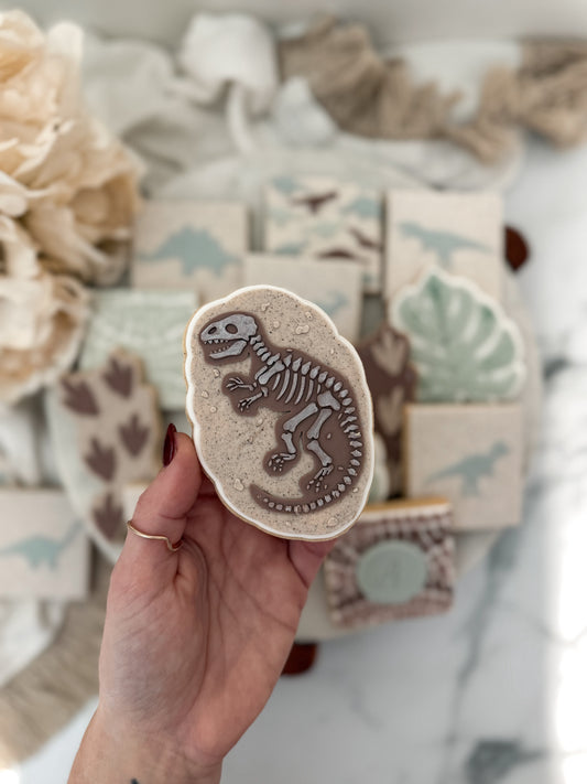 Dinosaur Bones Cookie Cutter & Stamp