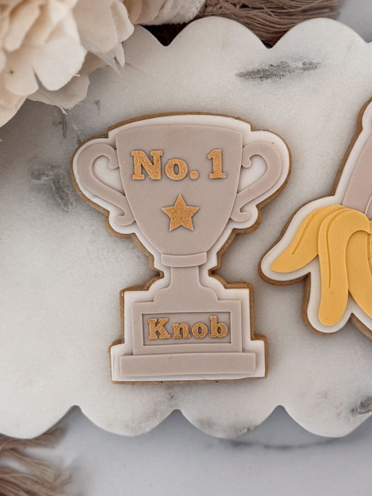 No1. Trophy Cookie Cutter & Stamp