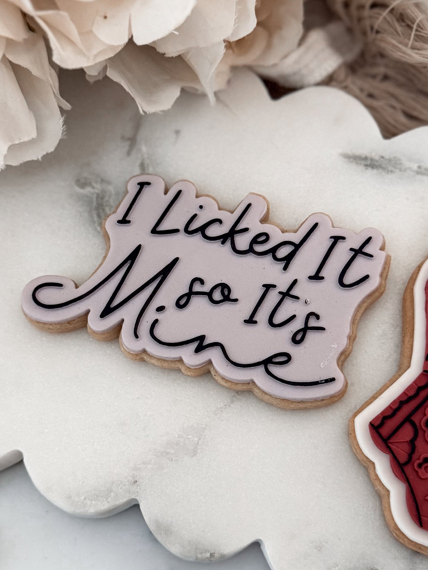 I licked it - Cookie Cutter & Stamp