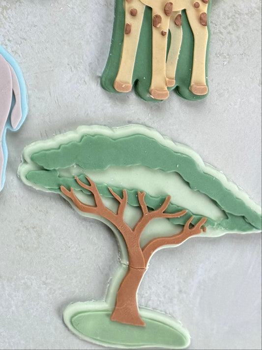 Savannah tree Cookie Cutter & Stamp
