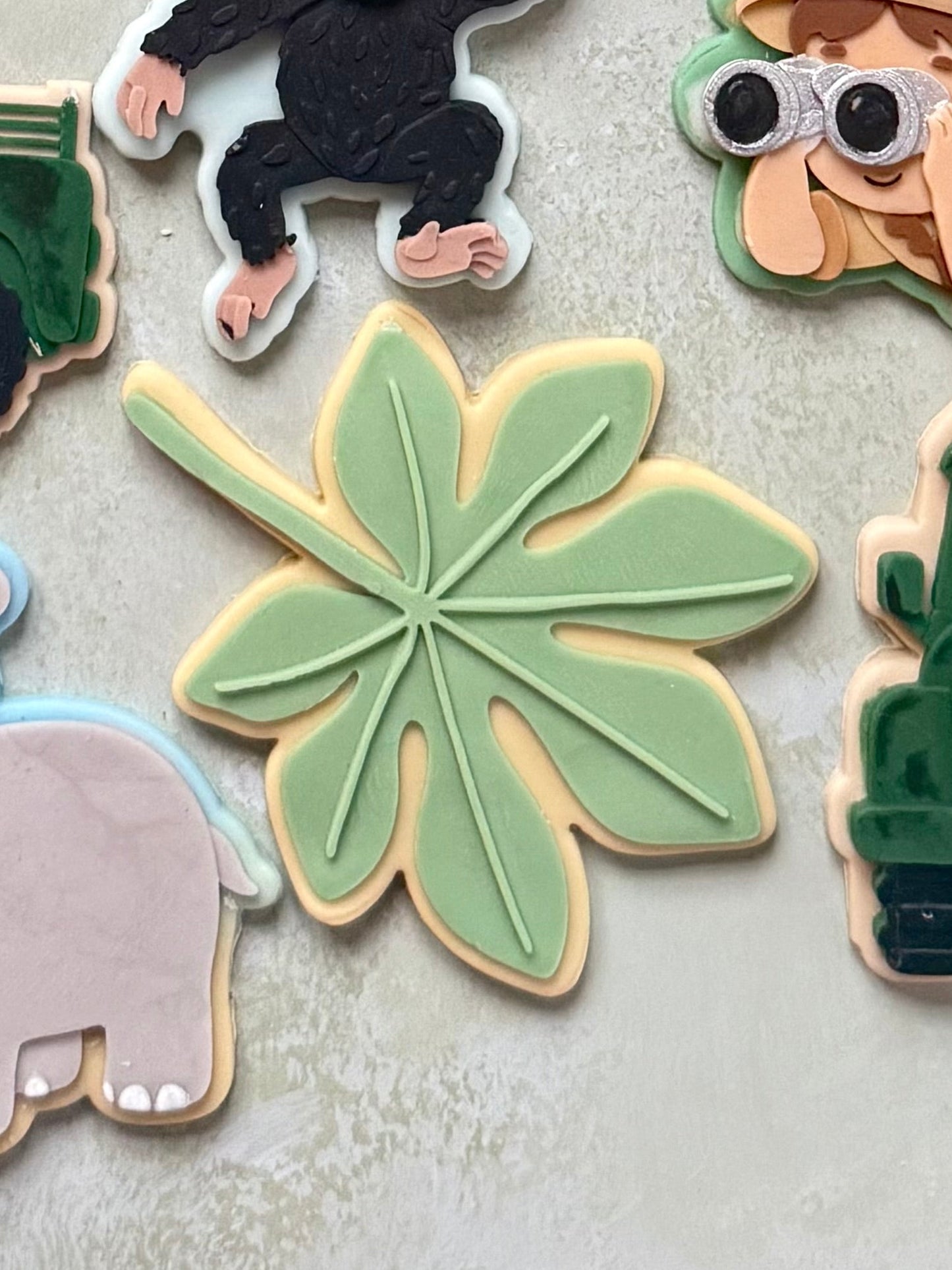 Palm Leaf Cookie Cutter & Stamp