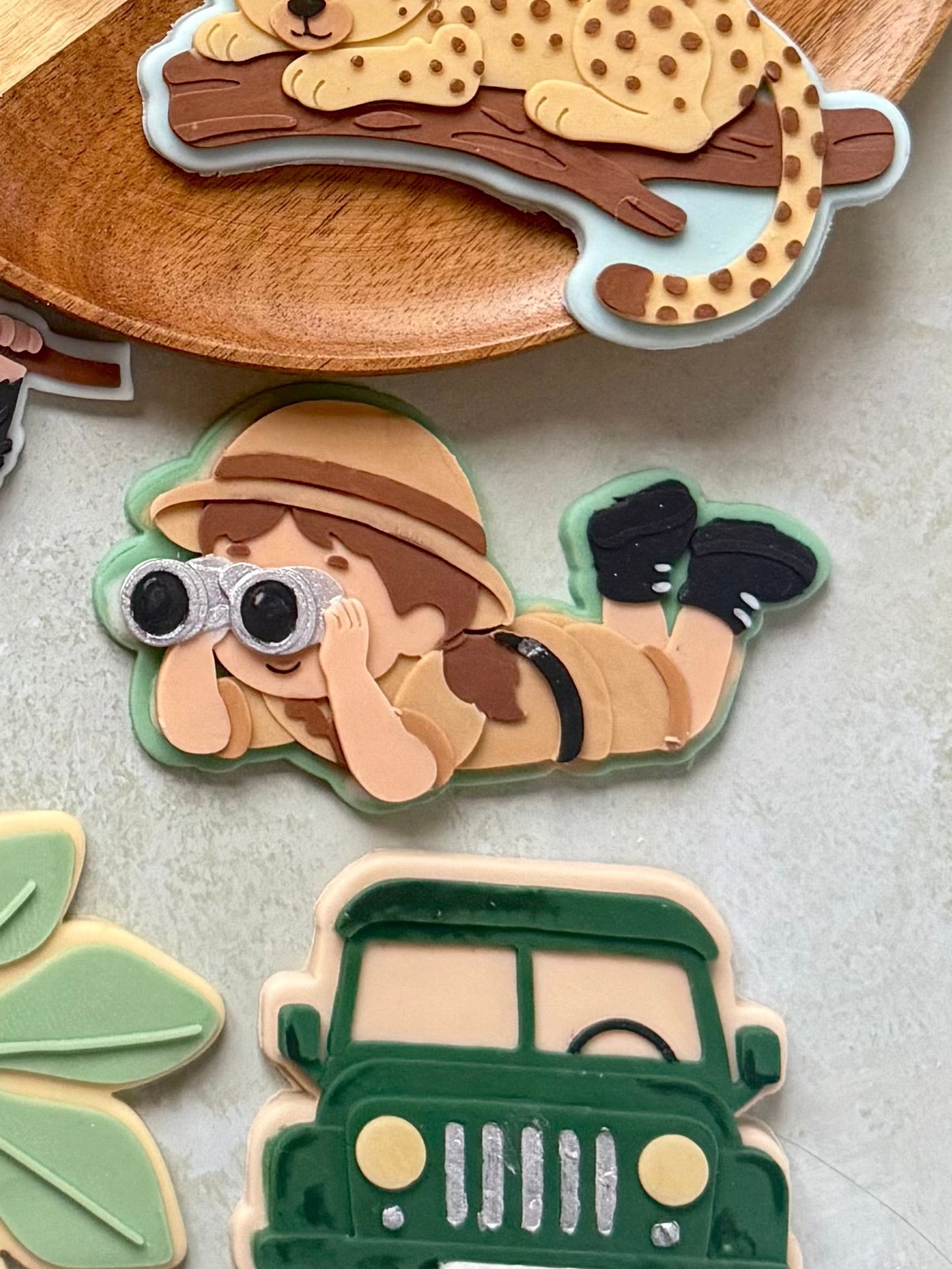 Ranger With Binocular's Cookie Cutter & Stamp
