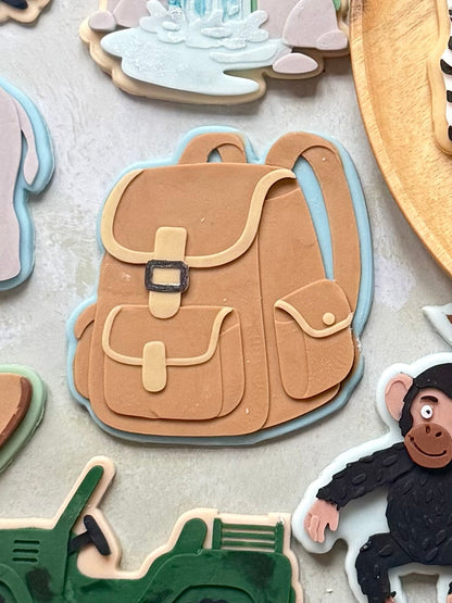 Backpack Cookie Cutter & Stamp