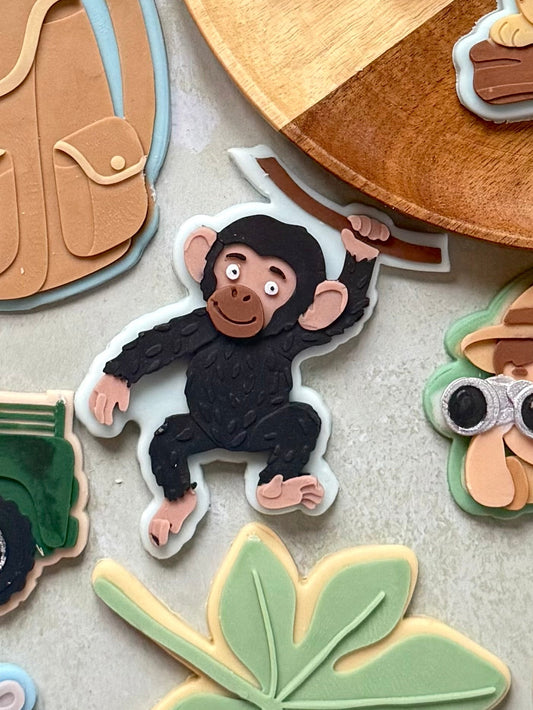 Swinging Ape Cookie Cutter & Stamp