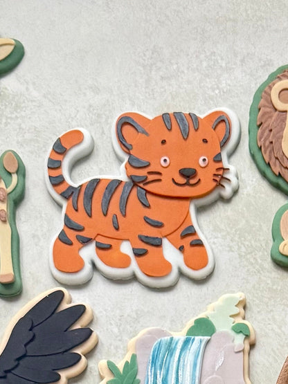 Tiger Cookie Cutter & Stamp