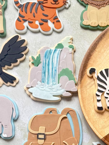 Waterfall Cookie Cutter & Stamp