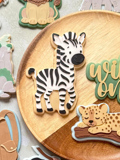 Zebra Cookie Cutter & Stamp