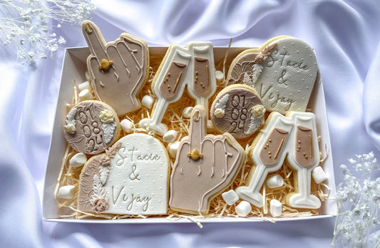 Wedding biscuit box