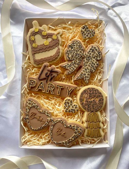 Leopard Print biscuit box