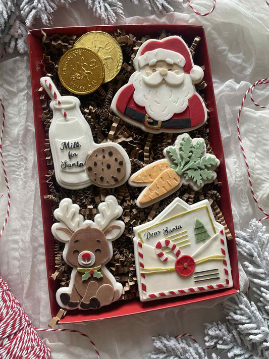 PRE-ORDER Christmas Eve with letter cookie box