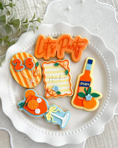 Lemon Cocktail Cookie Cutter & Stamp