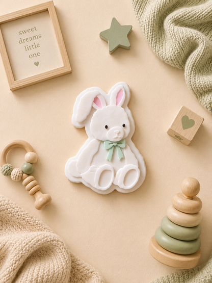 Rabbit Plush - Cookie Cutter & Stamp