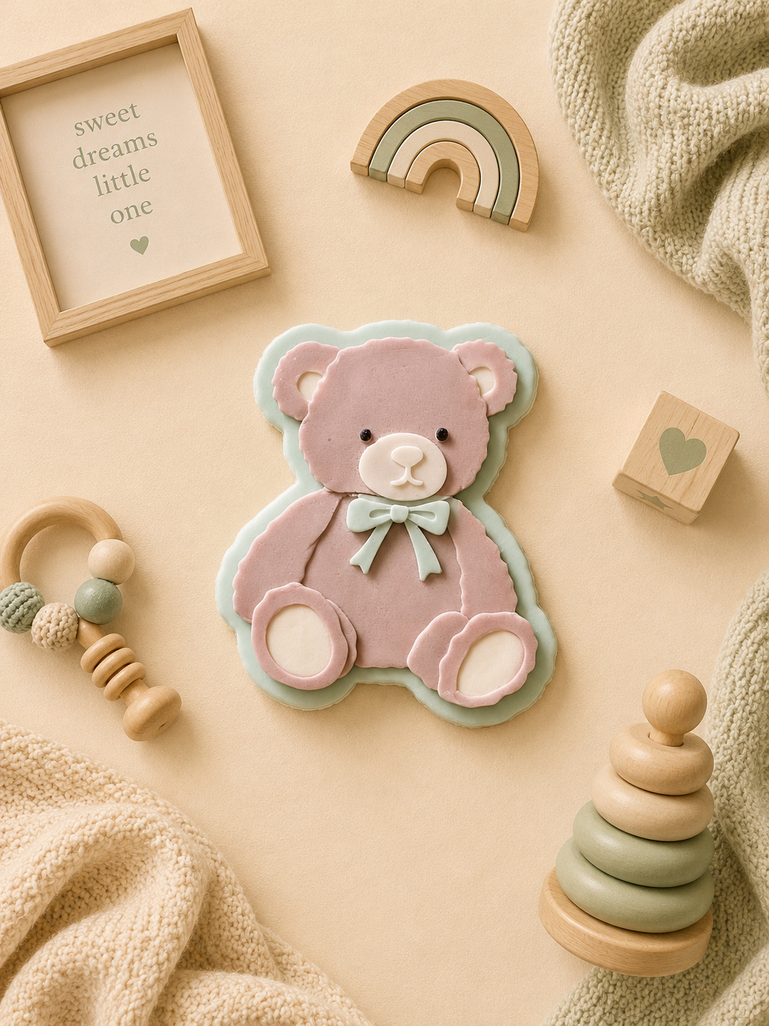 Bear Toy - Cookie Cutter & Stamp