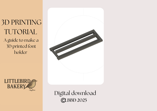 Font holder tutorial - create your own font holder at home
