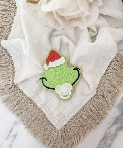 Baby grinch cookie cutter and stamp