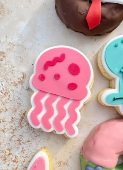 jellyfish cookie cutter and stamp