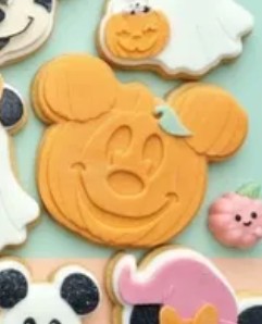 Pumpkin cookie cutter and stamp