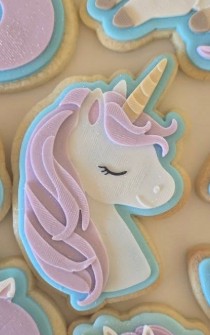 Unicorn Head Cookie Cutter & Stamp