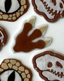Dino foot cookie cutter and stamp