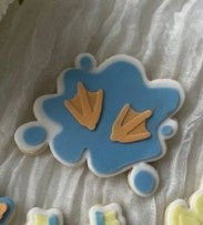 duck feet in puddle cookie cutter & stamp