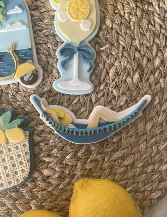 Lady In Hammock Cookie Cutter & Stamp