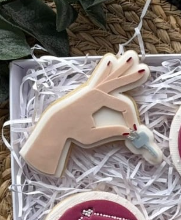 Hand With Keys Cookie Cutter & Stamp