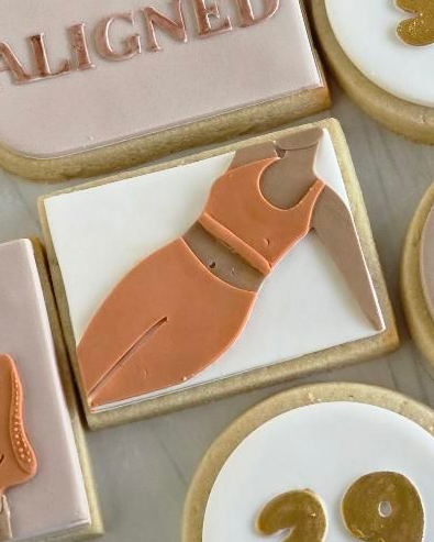 Lady doing Pilates - Cookie Cutter & Stamp
