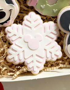 Christmas Mouse snowflake - Cookie Stamp & cutter