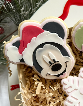 Christmas Mickey - Cookie Stamp & cutter