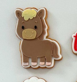 Horse cookie cutter and stamp