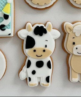 Cow cookie cutter and stamp