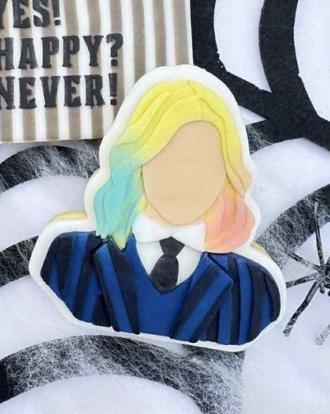 Enid cookie cutter and stamp