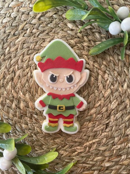 Elf bunny monster cookie cutter and stamp